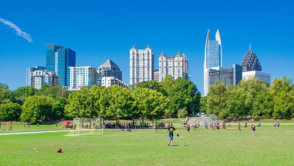 Angelic Central Midtown Home One Block From Piedmont Park Atlanta Bagian luar foto